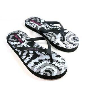 Calvin Klein flip flops